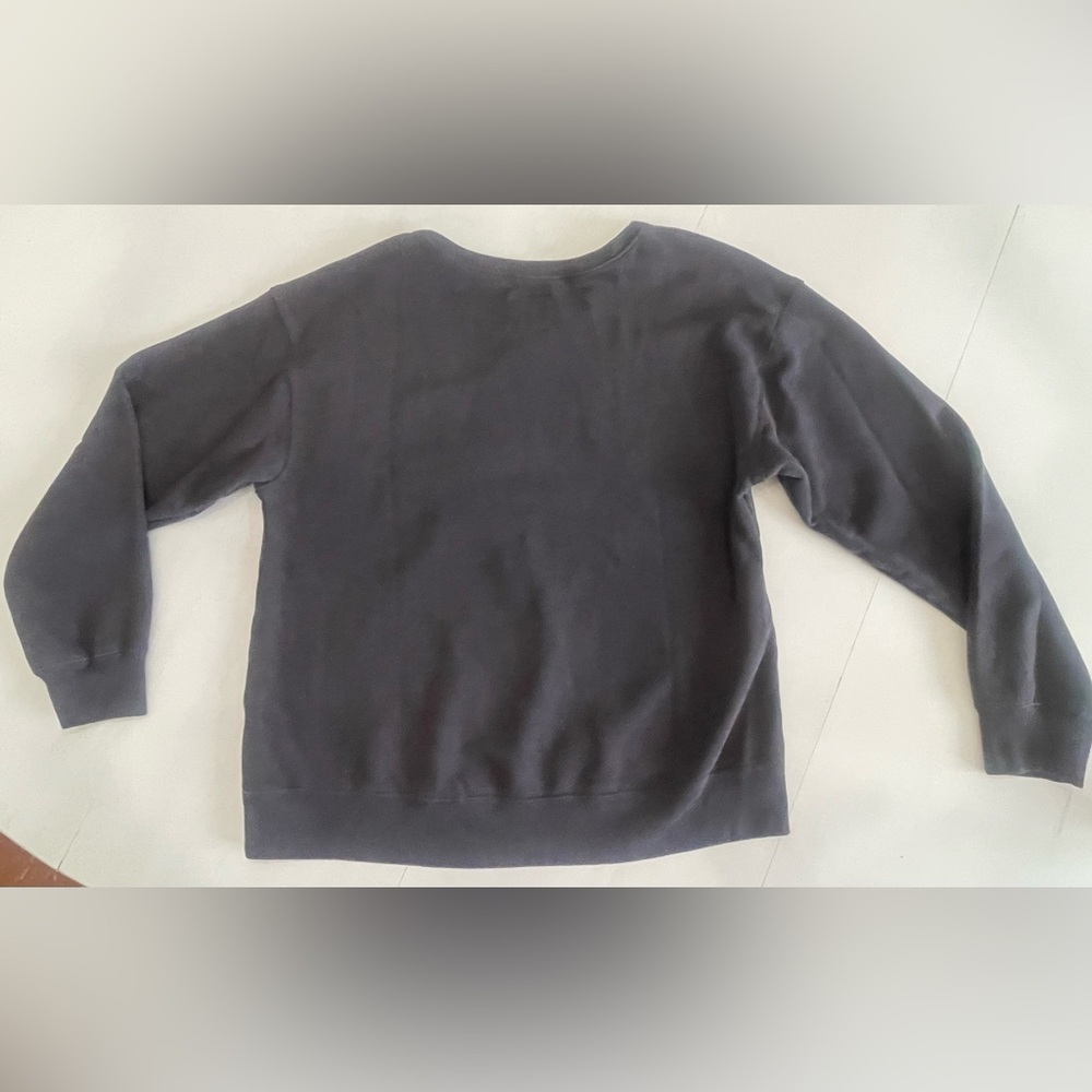 Abercrombie & Fitch Black Sweatshirt with White Logo - Picture 2 of 6